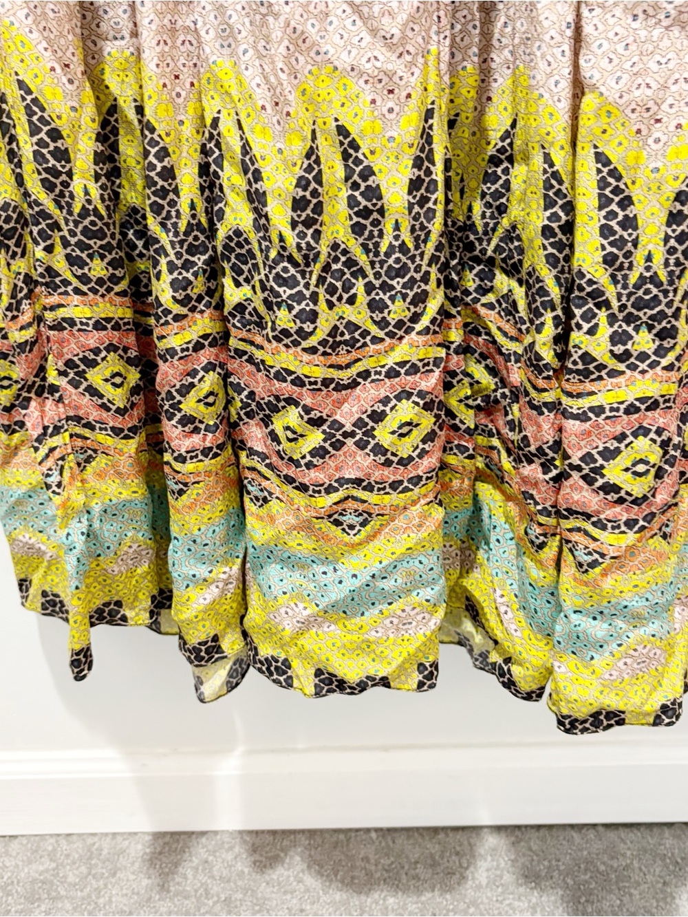 Anthropologie Bhanuni by Jyoti Giorgia Embroidered Maxi Dress Size 4 Tassels - Picture 16 of 16